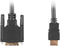 Kabel HDMI naar DVI Lanberg CA-HDDV-10CC-0018-BK Zwart 1,8 m