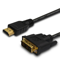 Kabel HDMI naar DVI Savio cl-139 Zwart 1,8 m
