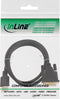 Kabel inLine HDMI DVI 18+1 pin M/M 2 meter zwart