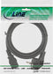 Kabel inLine STROOM C13 recht - CEE7/7 haaks 1 | 8 meter zwart