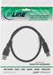Kabel Inline USB-A USB-B 3.0 M 1.5 meter zwart
