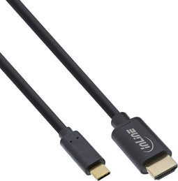 Kabel inLine USB-C HDMI 3.1 2.0 4K M/M 2 meter zwart