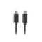 Kabel USB C Lanberg 480 Mb/s Zwart 0,5 m