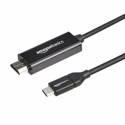 Kabel USB-C naar HDMI Amazon Basics UTCH-3FT-L Zwart 90 cm (Refurbished A)