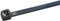 Kabelbinders 2,5 x 100 mm - zwart - zak 100 stuks - Tiewraps - Binders