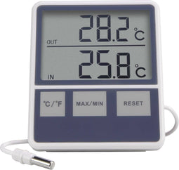 Kabelgebonden thermometer Wit