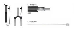 Kabelkit Elvedes voor dropper zadelpen / remote lock-out