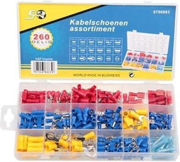 Kabelschoen assortiment 260 stuks