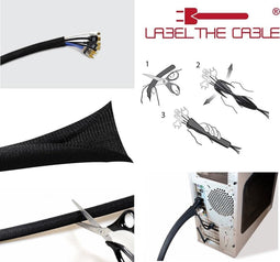 Kabelslang Label the Cable LTC 5110 Zwart