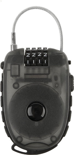 Kabelslot met oprolbare staalkabel M-Wave Lock 'n Roll - 90 cm x 2,4 mm (op M-wave kaart)