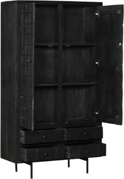 Kabinet Brandy - 100 cm - zwart