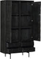 Kabinet Brandy - 100 cm - zwart