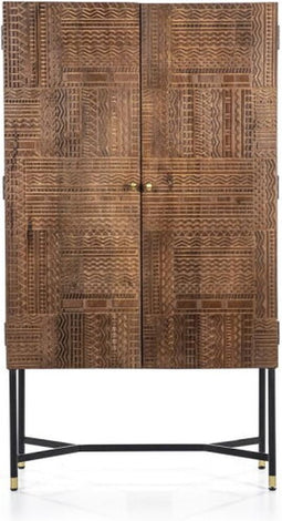 Kabinet Isa Donker Bruin 90 cm | Eleonora