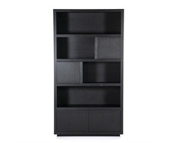 Kabinet kast Helsinki 4-drs. - zwart | Eleonora