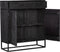 Kabinet kast New York - 100 cm - zwart