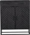 Kabinet kast New York - 100 cm - zwart