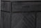 Kabinet kast New York - 100 cm - zwart