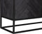 Kabinet kast New York - 100 cm - zwart