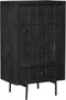 Kabinet kastje Brandy Black - 55 cm - zwart