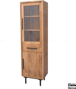 Kabinetkast Jayden Mangohout | 190x55x40 cm