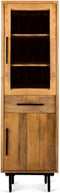 Kabinetkast Jayden Mangohout | 190x55x40 cm