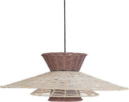 KABOMPO - Hanglamp - Bruin/Beige - Rotan