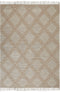 KACEM - Laagpolig vloerkleed - Beige - 160 x 230 cm - Katoen