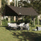 vidaXL - Kampeerluifel - waterdicht - 462x306x211 - cm - bruin