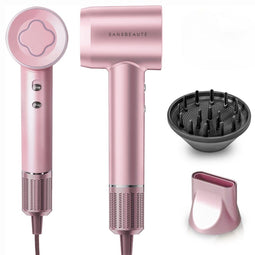 Sansbeauté® EssentiaPRO Föhn - Haardroger met Diffuser - 110.000RPM 2000W - Pluisvrij Stylen - Classic Pink