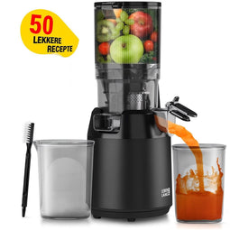 Lebenlang Slow Juicer - Sapcentrifuge - Koude pers-technologie - Zwart