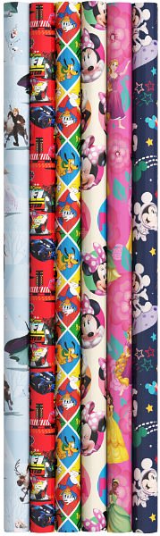 Kadopapier Disney 200X70 5 PER STUK ! 19282
