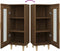 vidaXL - Dressoir - 34,5x34x90 - cm - bewerkt - hout - bruin - eikenkleur