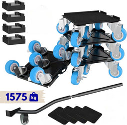 Moeve Meubelroller - Meubeltransporter - Draagvermogen 1575 kg - 15-delige set