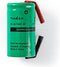 Nedis Oplaadbare NiMH-Batterij - 1.2 V DC - Oplaadbaar - 2400 mAh - Voorgeladen - 1-Polybag - N/A - Soldeertab - Groen