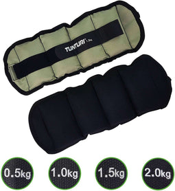 Tunturi Enkelgewichten en Polsgewichten - 2 x 1,5 kg - Grijs (2 stuks)