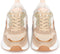 POSH by Poelman CHARLIE - Dames sneakers - Chunky zool 4 cm - Beige (38)