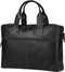 BURKELY River Laptoptas - 15.6 inch - Leren - Zwart