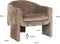 Richmond Fauteuil Charmaine Taupe Chenille