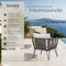 tectake® Sundo - Tuin Loungefauteuils - 2-delige set - Rope-Design