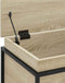 vidaXL - Opbergbox - met - deksel - 60x40x51,5 - cm - bewerkt - hout - sonoma - eiken