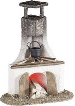 Kahlert Licht 40648 Haard voor kerststal 3.5 V Met verlichting