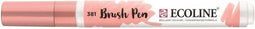 Brushpen Talens Ecoline 381 pastelrood - 3 stuks