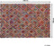 KAISERI - Shaggy vloerkleed - Multicolor - 160 x 230 cm - Katoen