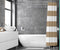 Loti Living Douchegordijn - Waterdicht - Anti Schimmel - Lichtbruin Gestreept - 180 x 200 cm