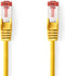 Nedis CAT6 Netwerkkabel - RJ45 Male - RJ45 Male - S/FTP - 5.00 m - Rond - LSZH - Geel - Envelop