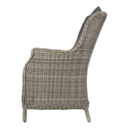 Tuinstoel Wine en Dine Smoke - grijs