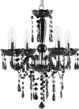 KALANG - Kroonluchter - Zwart - Synthetisch materiaal