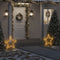 vidaXL - Kerstverlichting - ster - met - grondpinnen - 80 - LED's - 60 - cm