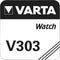 Varta V303 - Zilveroxide knoopcelbatterij - 160mAh - 5,4mm