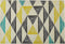 KALEN - Laagpolig vloerkleed - Multicolor - 140 x 200 cm - Polyester